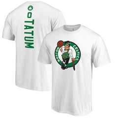 NBA Jayson Tatum Boston Celtics Backer Name & Number T-Shirt