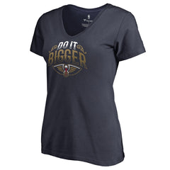 NBA New Orleans Pelicans Women's Hometown Collection Do It Bigger V-Neck T-Shirt
