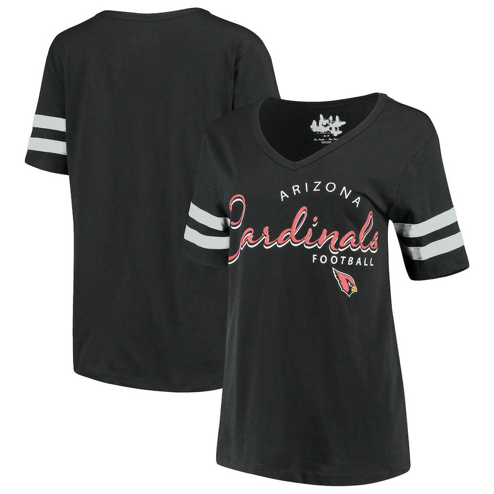 Touch Women's Triple Play V-Neck T-Shirt - Arizona Cardinals