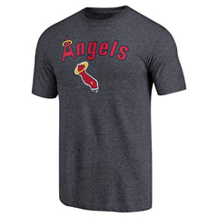 MLB California Angels Vintage Cooperstown Collection Wahconah Tri-Blend T-Shirt
