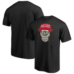 Mexico Sugar Skull T-Shirt - Black