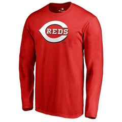 MLB Cincinnati Reds Team Wordmark Long Sleeve T-Shirt