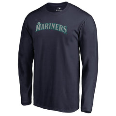 MLB Seattle Mariners Team Wordmark Long Sleeve T-Shirt