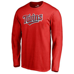 MLB Minnesota Twins Team Wordmark Long Sleeve T-Shirt