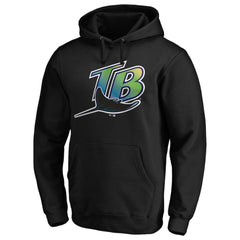 MLB Tampa Bay Rays Vintage Cooperstown Collection Wahconah Fitted Pullover Hoodie