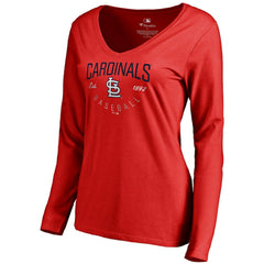 MLB St. Louis Cardinals Women's Live For It Long Sleeve T-Shirt