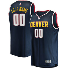 NBA Denver Nuggets Youth Fast Break Custom Replica Jersey Navy sale