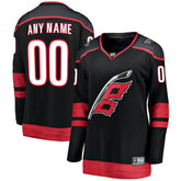 NHL Black Carolina Hurricanes Fanatics Women's Home Breakaway Custom Jersey