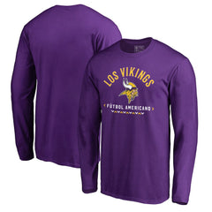 Futbol Americano Long Sleeve T-Shirt - Minnesota Vikings