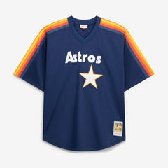 MLB Nolan Ryan Houston Astros Mitchell & Ness Cooperstown Collection Big & Tall Mesh Batting Practice Jersey