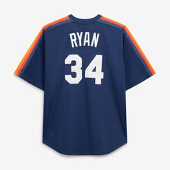 MLB Nolan Ryan Houston Astros Mitchell & Ness Cooperstown Collection Big & Tall Mesh Batting Practice Jersey