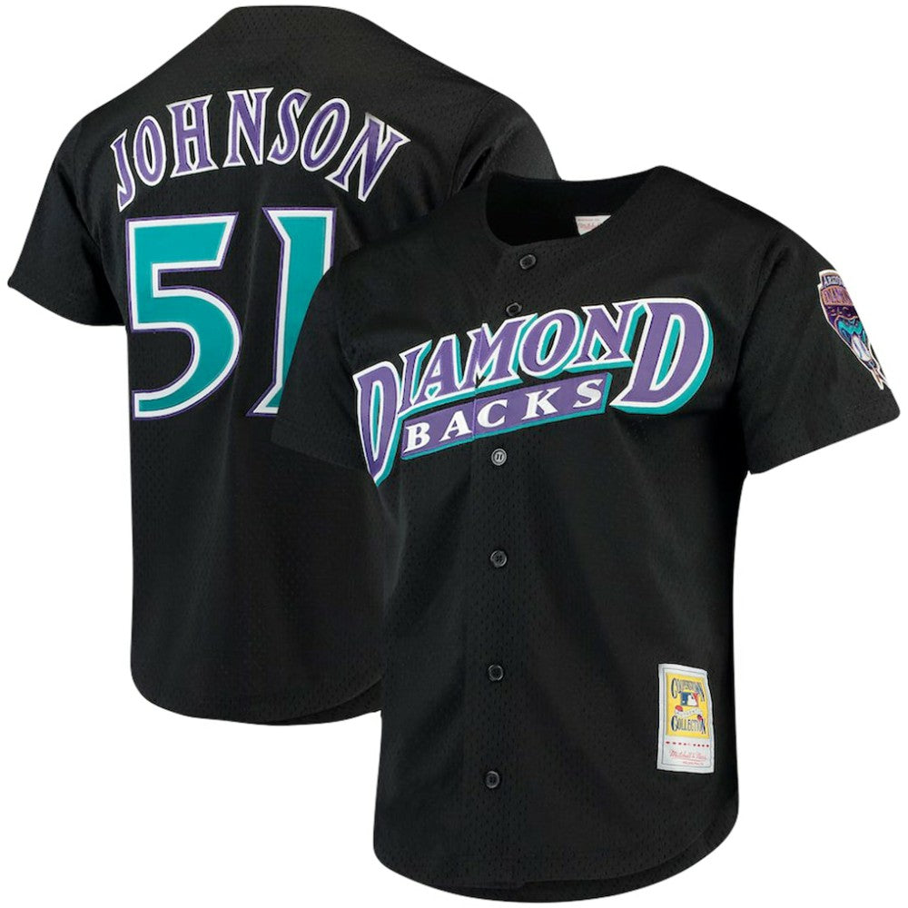 MLB Randy Johnson Arizona Diamondbacks Mitchell & Ness Big & Tall Cooperstown Mesh Batting Practice Jersey