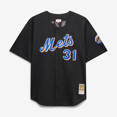 MLB Mike Piazza New York Mets Mitchell & Ness Big & Tall Cooperstown Mesh Batting Practice Jersey