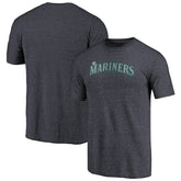 MLB Seattle Mariners Team Wordmark Tri-Blend T-Shirt