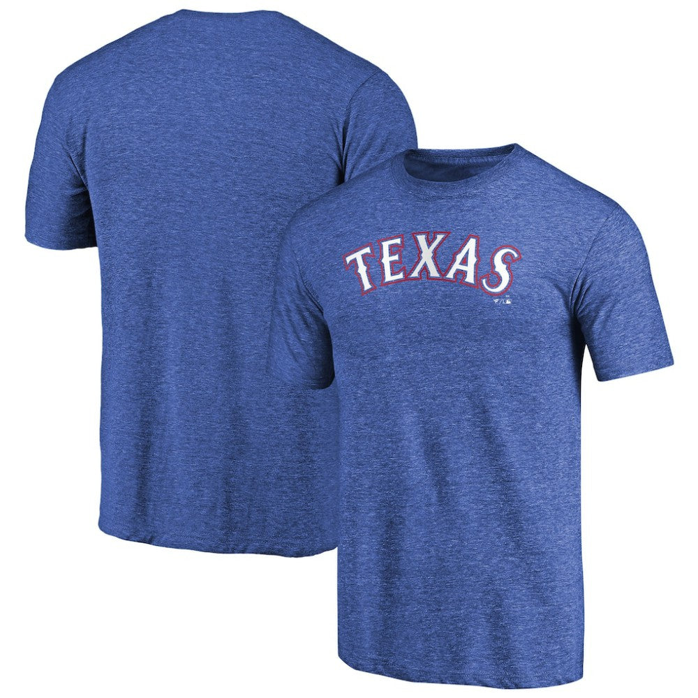 MLB Texas Rangers Team Wordmark Tri-Blend T-Shirt