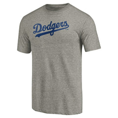 MLB Los Angeles Dodgers Team Wordmark Tri-Blend T-Shirt