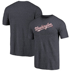 MLB Washington Nationals Team Wordmark Tri-Blend T-Shirt
