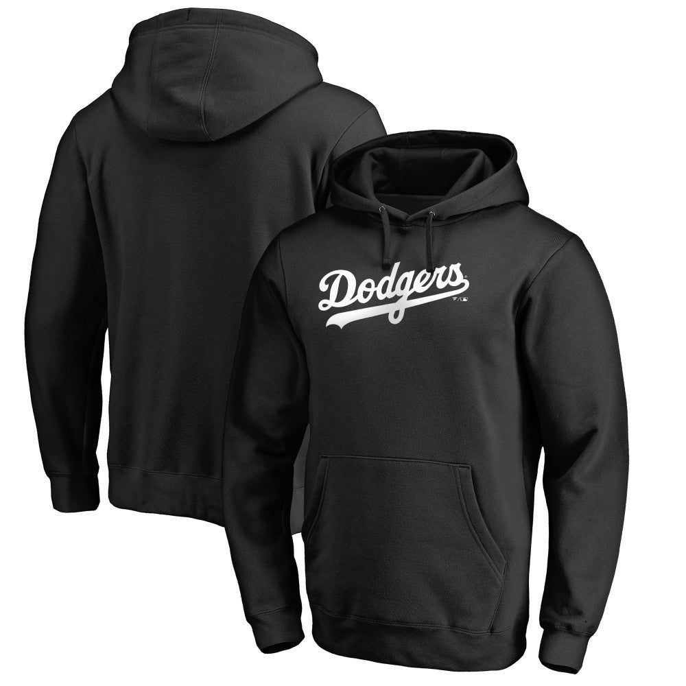 MLB Los Angeles Dodgers Official Wordmark Fitted Pullover Hoodie
