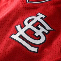 MLB Ozzie Smith St. Louis Cardinals Mitchell & Ness Youth Cooperstown Collection Mesh Batting Practice Jersey