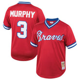 MLB Dale Murphy Atlanta Braves Mitchell & Ness Youth Cooperstown Collection Mesh Batting Practice Jersey