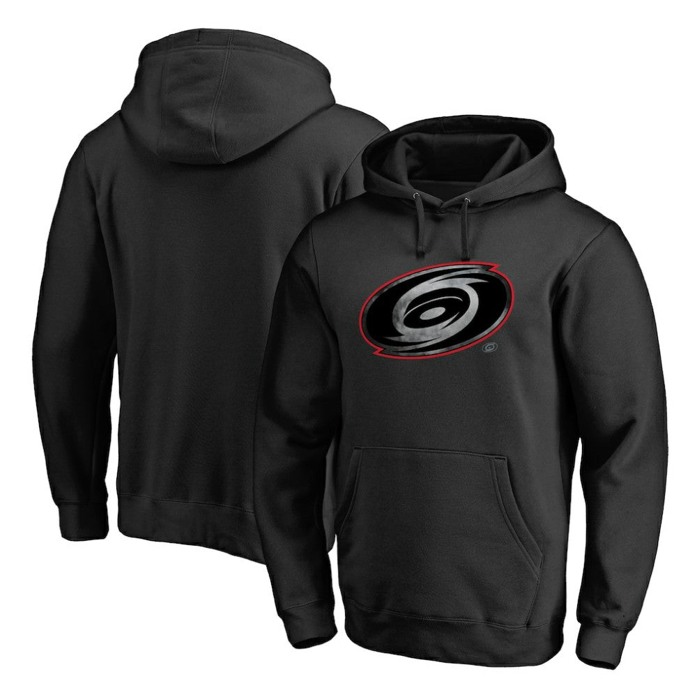NHL Black Carolina Hurricanes Core Smoke Pullover Hoodie