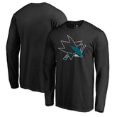 NHL Black San Jose Sharks Team Alternate Long Sleeve T-Shirt