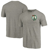 NBA Boston Celtics Primary Logo Left Chest Distressed Tri-Blend T-Shirt