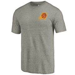 NBA Phoenix Suns Primary Logo Left Chest Distressed Tri-Blend T-Shirt