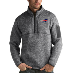 Antigua Fortune Quarter-Zip Pullover Jacket - Buffalo Bills