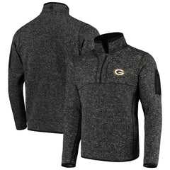 Antigua Fortune Quarter-Zip Pullover Jacket - Green Bay Packers
