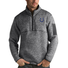 Antigua Fortune Quarter-Zip Pullover Jacket - Indianapolis Colts