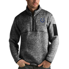 Antigua Fortune Quarter-Zip Pullover Jacket - Indianapolis Colts
