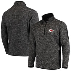Antigua Fortune Quarter-Zip Pullover Jacket - Kansas City Chiefs