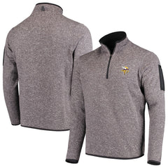 Antigua Fortune Quarter-Zip Pullover Jacket - Minnesota Vikings