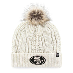'47 Women's Meeko Cuffed Knit Hat With Pom - San Francisco 49ers