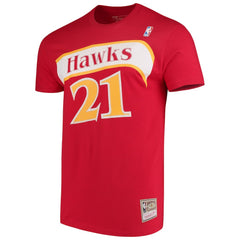 NBA Dominique Wilkins Atlanta Hawks Hardwood Classics Team Name & Number T-Shirt