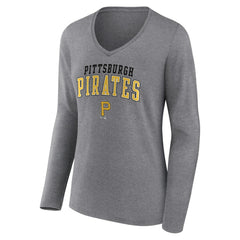 MLB Pittsburgh Pirates Fanatics Women's Short & Long Sleeve T-Shirt Combo Pack
