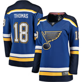 NHL Blue Robert Thomas St. Louis Blues Fanatics Women's Home Breakaway Player Jersey