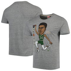 NBA Giannis Antetokounmpo Milwaukee Bucks Player Graphic Tri-Blend T-Shirt