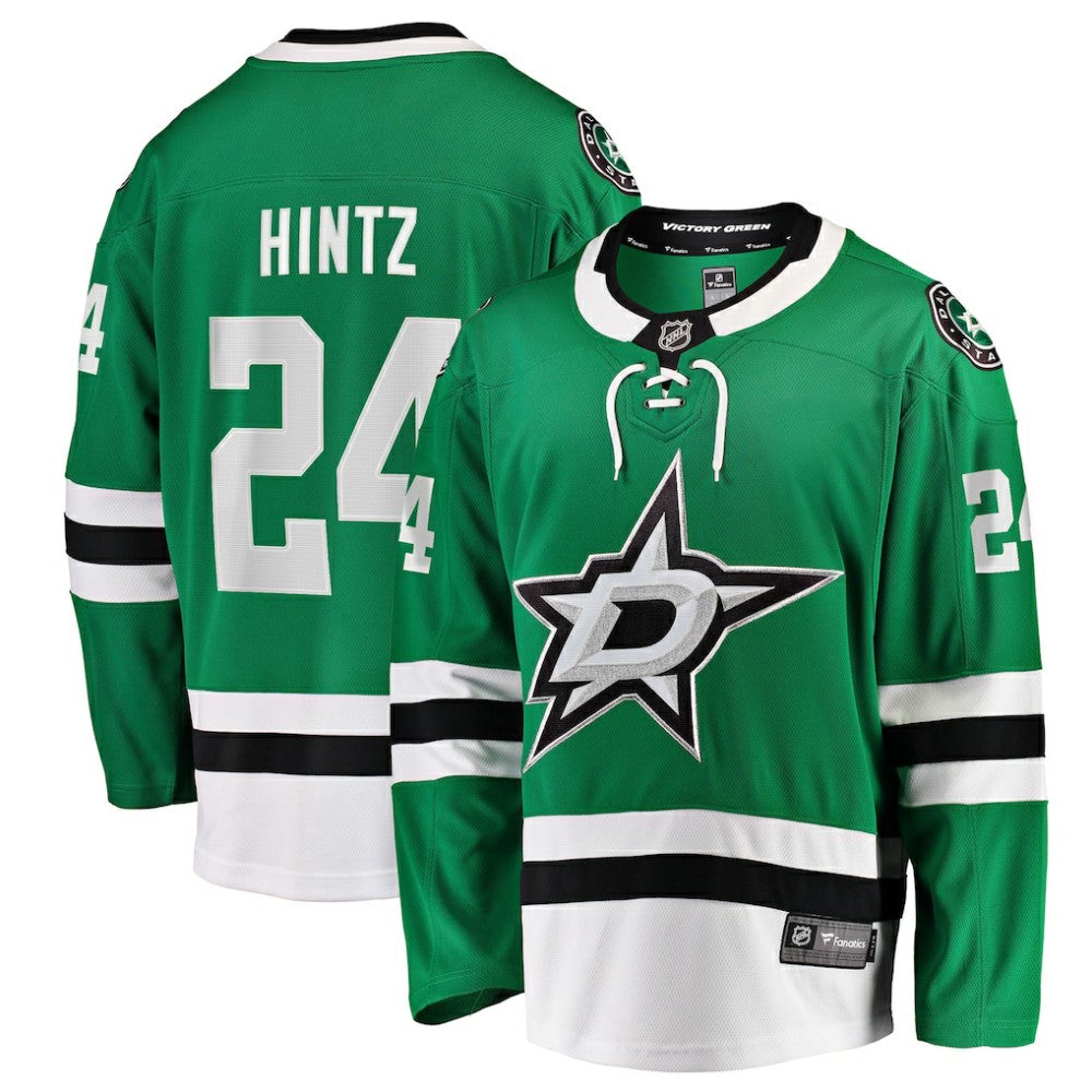 NHL Kelly Green Roope Hintz Dallas Stars Fanatics Home Breakaway Player Jersey