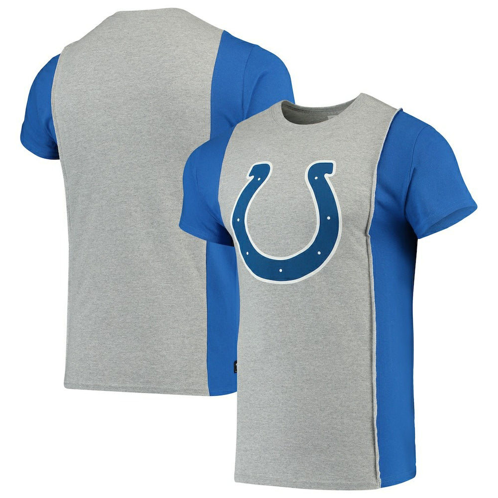 Refried Apparel Sustainable Upcycled Split T-Shirt - Indianapolis Colts
