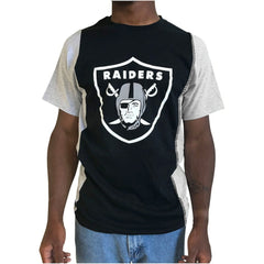 Refried Apparel Sustainable Upcycled Split T-Shirt - Las Vegas Raiders