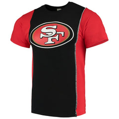 Refried Apparel Sustainable Upcycled Split T-Shirt - San Francisco 49ers