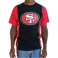 Refried Apparel Sustainable Upcycled Split T-Shirt - San Francisco 49ers