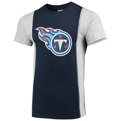 Refried Apparel Sustainable Upcycled Split T-Shirt - Tennessee Titans