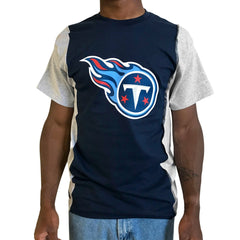 Refried Apparel Sustainable Upcycled Split T-Shirt - Tennessee Titans