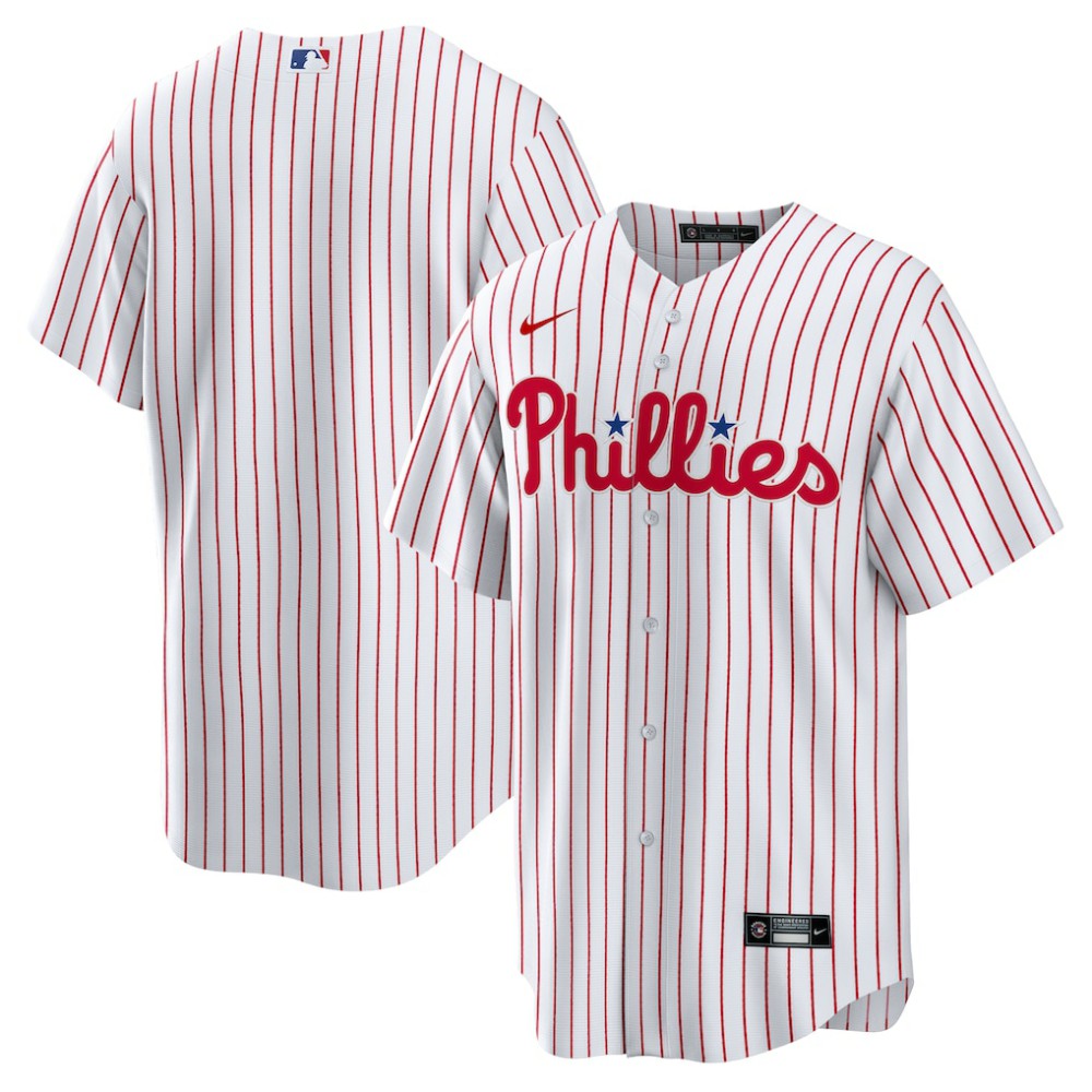 MLB Philadelphia Phillies Nike Home Replica Team Jersey