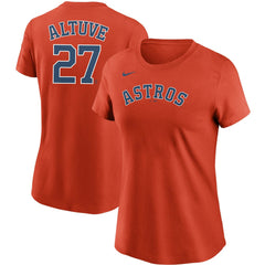 MLB Jose Altuve Houston Astros Nike Women's Name & Number T-Shirt