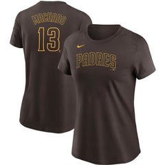 MLB Manny Machado San Diego Padres Nike Women's Name & Number T-Shirt