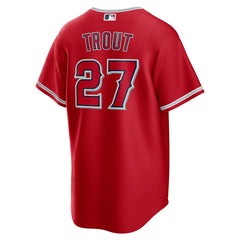 MLB Mike Trout Los Angeles Angels Nike Alternate Replica Player Name Jersey